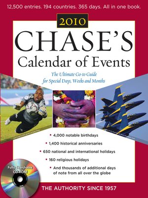 cover image of Chases Calendar 2010